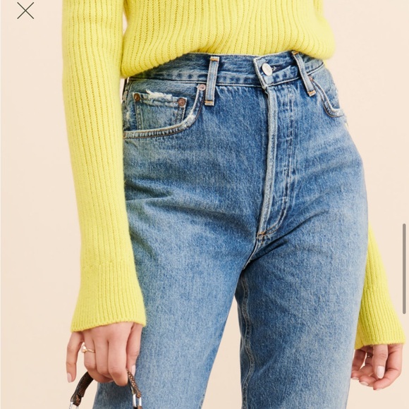 AGOLDE Riley Cropped Slim Jeans - Picture 2 of 3